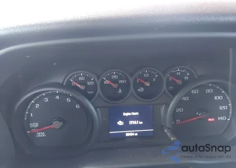 2024 Chevrolet Silverado 1500 2Wd Short Bed Custom z USA, uszkodzony, nr VIN 1GCPABEK6RZ190333